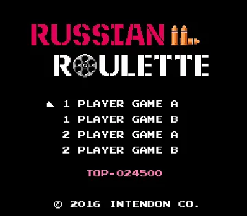 Russian Roulette (World) (Intendon) (Aftermarket) (Homebrew) screen shot title